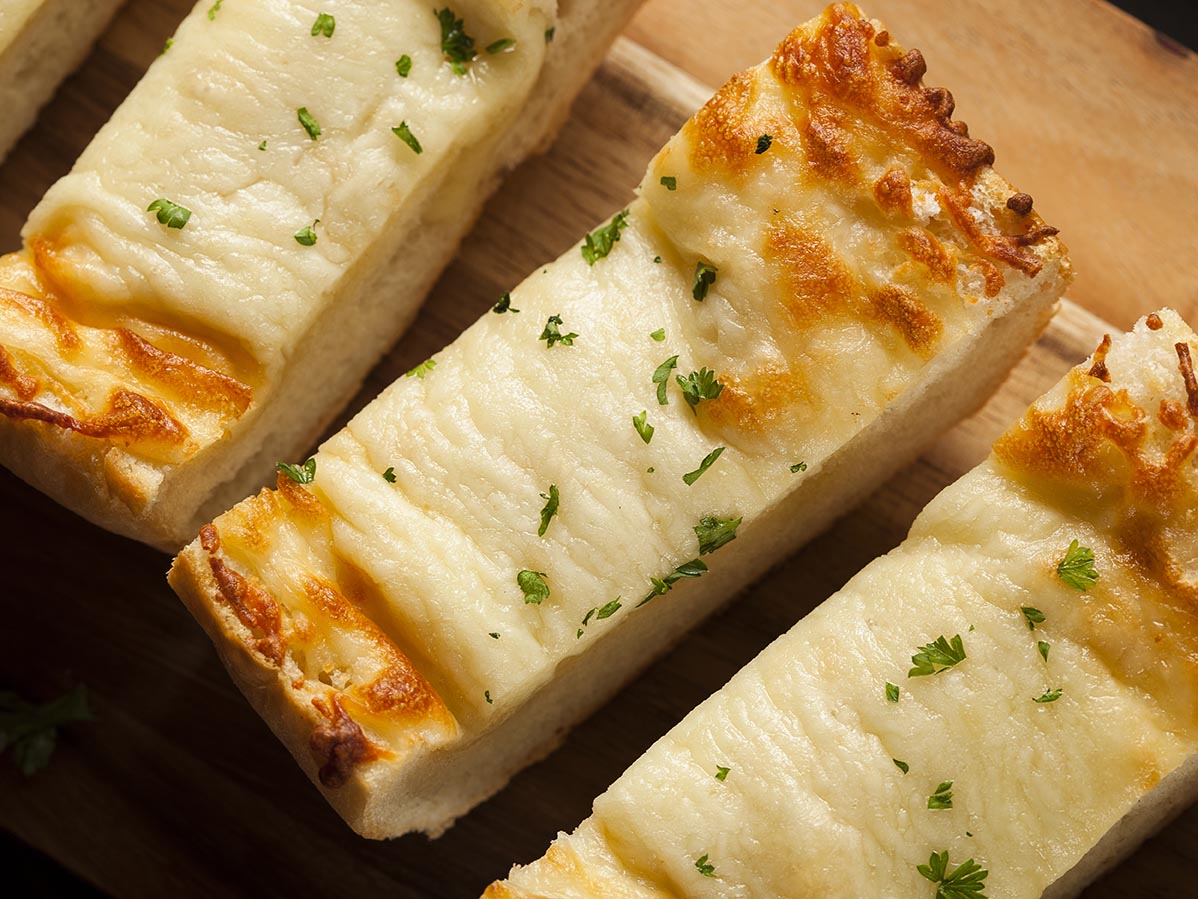 Three Cheese and Garlic Ciabatta Bread